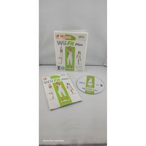 Wii Fit Plus (Nintendo Wii,‎ 2009) CIB Complete Tested and Working Great Condi.